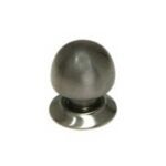 Richelieu BP460195 Wardrobe Knob, 1-13/32 in Projection, Metal, Brushed Nickel