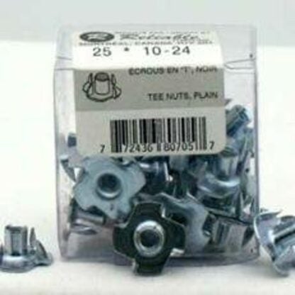 Reliable TNZ1420VP T-Nut, 1/4-20 Thread, Steel, Zinc, 25/BX