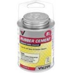 Genuine Victor 22-5-10599-VF Rubber Cement, 8 oz, Can