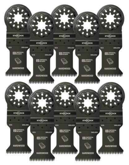 Imperial Blades Starlock IBSL200-10 Standard Blade, 18 TPI, HCS, 10/PK