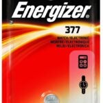 Energizer 377BPZ Coin Cell Battery, 1.5 V Battery, 24 mAh, 377 Battery, Silver Oxide Sells in Quantity of 6