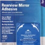 Permatex 81844 Rearview Mirror Adhesive, Liquid, Irritating, Yellow