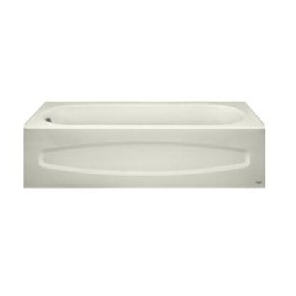 American Standard Colony Series 0184S00.020 Bathing Pool, 60 in L, 30 in W, 16-1/4 in H, Recess Installation, White