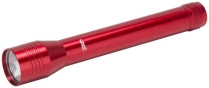 PowerZone 12164S Flashlight, AA Battery, LED Lamp, 150 Lumens, 60 m Beam Distance, 1.5 hrs Run Time, Red