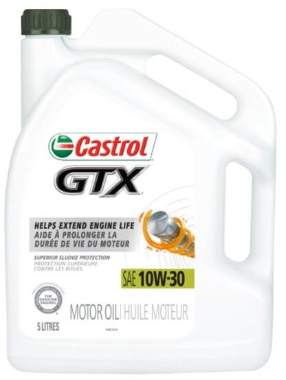 Castrol GTX 000133A Motor Oil, 10W-30, 5 L Jug Sells in Quantity of 3