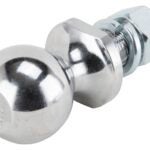 Vulcan TD-02 Hitch Ball, 1-7/8 in Dia Ball, 3/4 in Dia Shank, 2,000 lb Gross Towing