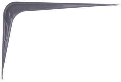 ProSource 21139PGL-PS Shelf Bracket, 95 lb/Pair, 8 in L, 6 in H, Steel, Gray Sells in Quantity of 20