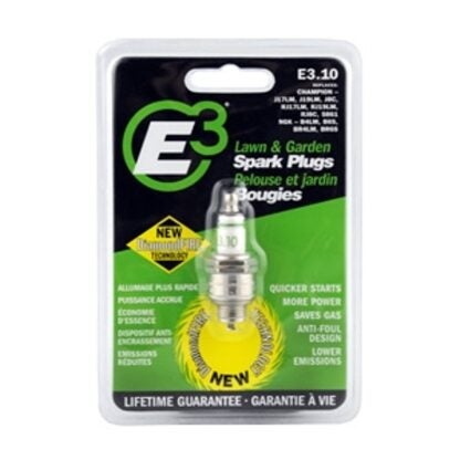 E3 E3.10F Spark Plug, 14 mm Thread, 13/16 in Hex, For: Briggs & Stratton and Tecumseh L-Head Engines