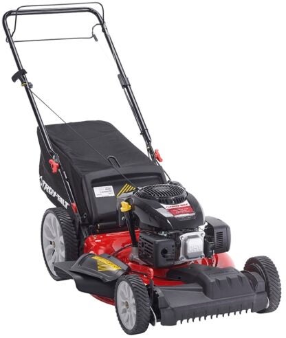 Troy-Bilt 12A-B2MR563 Lawn Mower, 159 cc Engine Displacement, Gasoline, 21 in W Cutting, S Blade, Pull Start