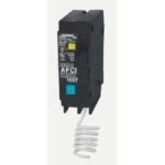 Siemens QA115AFC Circuit Breaker, AFCI, Combination, 15 A, 1 -Pole, 120/240 V, Fixed Trip, Plug Mounting, Black