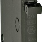 GE Industrial Solutions THQP115 Feeder Circuit Breaker, Type THQP, 15 A, 1 -Pole, 120/240 V, Plug Mounting