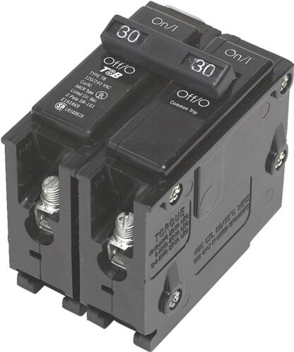 Siemens Q240 Circuit Breaker, Mini, 40 A, 2 -Pole, 120/240 V, Fixed Trip, Plug Mounting