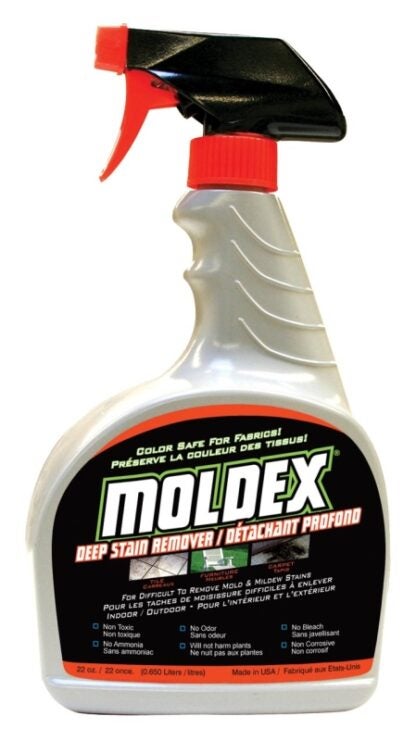 Moldex 5312 Non-Bleach Stain Remover, 946 mL, Liquid