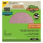 Gator 6429012 Drywall Sanding Disc, 9 in Dia, 180 Grit, Very Fine, Ceramic Alumina Abrasive