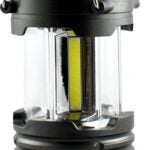 Dorcy 41-6527 Pop-Up COB Lantern, AA Battery, LED Lamp, 500 Lumens Lumens, Black/Gray