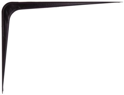 ProSource 21140BK-PS Shelf Bracket, 110 lb/Pair, 10 in L, 8 in H, Steel, Black Sells in Quantity of 20