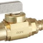 Dahl mini-ball 521-13-PX3 Straight In-Line Stop and Isolation Valve, 1/2 in Connection, Female Solder x PEX Crimpex