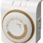 Woods 50000 Mechanical Timer, 15 A, 125 V, 1875 W, 24 hr Time Setting, 24 On/Off Cycles Per Day Cycle, White