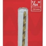 Task T90764 Drill Bit, 7/64 in Dia, 1/PK