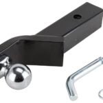 Vulcan HBB03 Hitch Kit, Steel, Silver/Black, Chrome/Powder Coated/Zinc Plated, For: Trailer Towing, 3 -Piece