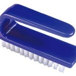 Vulcan JLWNB2001 Mini Scrub Brush, 0.6 in L Trim, Nylon Bristle, White Bristle, 7/8 in W Brush, 3 in OAL Sells in Quantity of 20