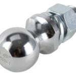 Vulcan HBB09 Hitch Ball, 1-7/8 in Dia Ball, 1 in Dia Shank, 2,000 lb Gross Towing Sells in Quantity of 6