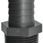 Green Leaf A3434P Adapter, 3/4 in, MPT x Hose Barb, Polypropylene