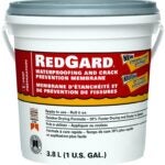 CUSTOM REDGARD CLQWAF1-2 Waterproofing and Crack Prevention, Liquid, Red, 1 gal, Pail Sells in Quantity of 2