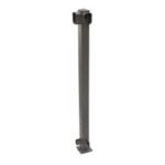 Regal RCP Corner Post, 2-1/4 in L, Aluminum, Black