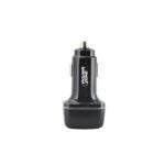 PowerZone U53 Dual USB Car Charger, 12 to 24 V Input, 5 V Output, 2.4 A Charge, Black