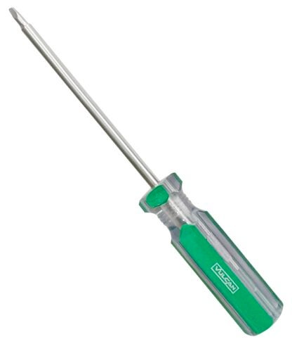 Vulcan SQ14 Screwdriver, S1 Drive, Square Drive, 7 in OAL, 4 in L Shank, Plastic Handle