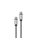 PowerZone KL-029X-2M-TYEP C Charging Cable, Type C, Type C, 6 ft L