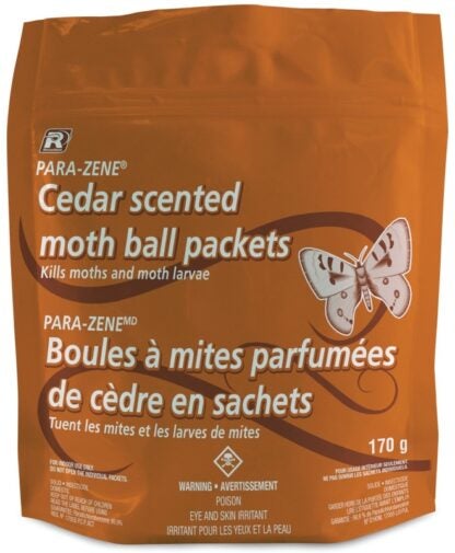 Recochem PARA-ZENE 10-861 Moth Ball, 170 g, Cedar Sells in Quantity of 8