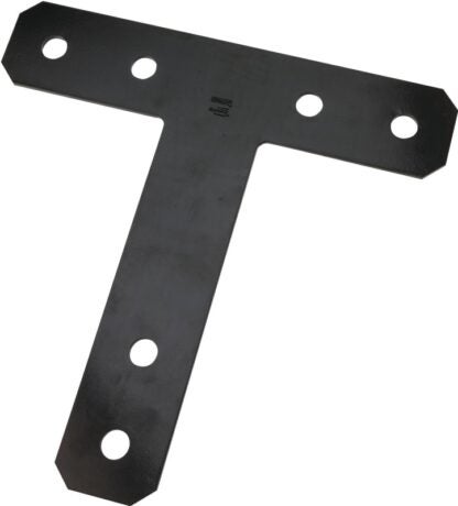 National Hardware 1161BC Series N266-471 T-Plate, 6 in L, 1-1/2 in W, 0.07 in Thick, Steel, Powder-Coated