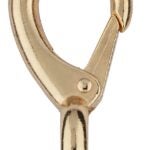 National Hardware N890-008 Boat Snap with Fixed Round Eye, 3/4 x 3-13/16 in, Zinc, Bronze