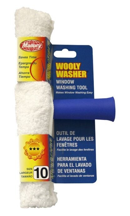 Mallory 832-10 Wooly Washer, 10 in OAL, White