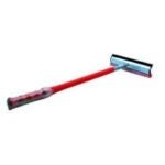 Mallory 10NYRD-26A Window Squeegee, Rubber Frame, Red