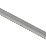 Stanley Hardware 4203BC Series N247-262 Angle Stock, 1/2 in L Leg, 48 in L, 1/16 in Thick, Aluminum, Mill