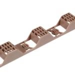 Suntuf 92770 Closure Strip, 2 ft L, 1-3/16 in W, Fiberglass