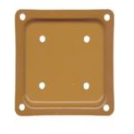 Pylex Fixplak 10820 Post Connector Plate, Steel, Cedar, Powdered, For: 4 x 4 in Square Post