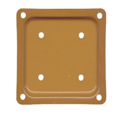 Pylex Fixplak 10820 Post Connector Plate, Steel, Cedar, Powdered, For: 4 x 4 in Square Post