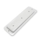 Pylex Fixplak 10910 Post Connector Plate, Steel, White, Powdered, For: 2 x 6 in Post