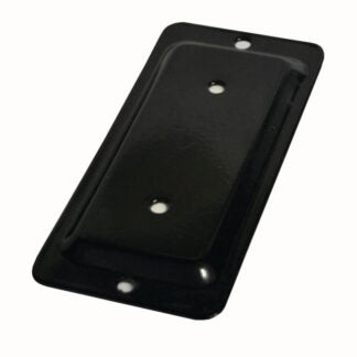 Pylex 10978 Post Connector Plate, 2 x 6, 4 x 4 in Column/Post, Black