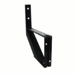 Pylex 13901 Stair Riser, 15 in H, 40 mm L, 40 mm W, Steel, Black, Baked Powder-Coated