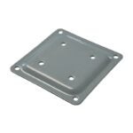 Pylex Fixplak 44 Series 10800 Base Plate, Steel, Khaki, Powder-Coated