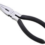 Vulcan PC920-33 Plier, 6-1/2 in OAL, 1.2 mm Cutting Capacity, 4 cm Jaw Opening, Black Handle, Matte-Grip Handle Sells in Quantity of 40