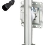 Vulcan HBB15 Trailer Jack, 1000 lb Lifting, 22-3/4 in Max Lift H, Spiral Lifting, 16-1/2 to 26-1/2 in OAH, Steel