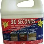 30 Seconds 30SEC4 Outdoor Cleaner, 3.78 L, Liquid, Bleach, Light Yellow