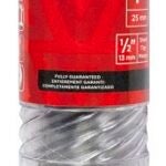 Task T80001 Silver and Deming Drill Bit, 1 in Dia, 6 in OAL, 1/2 in Dia Shank, Reduced Shank