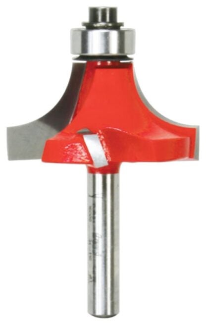 Freud 34-116 Router Bit, 1/2 in Dia, 1-1/2 in Dia Cutter, 2-1/2 in OAL, 1/4 in Dia Shank, 4-Cutter, Carbide